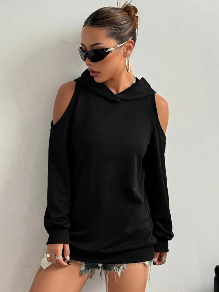 Camélia™ — Sweat Chic avec Épaules Découpées