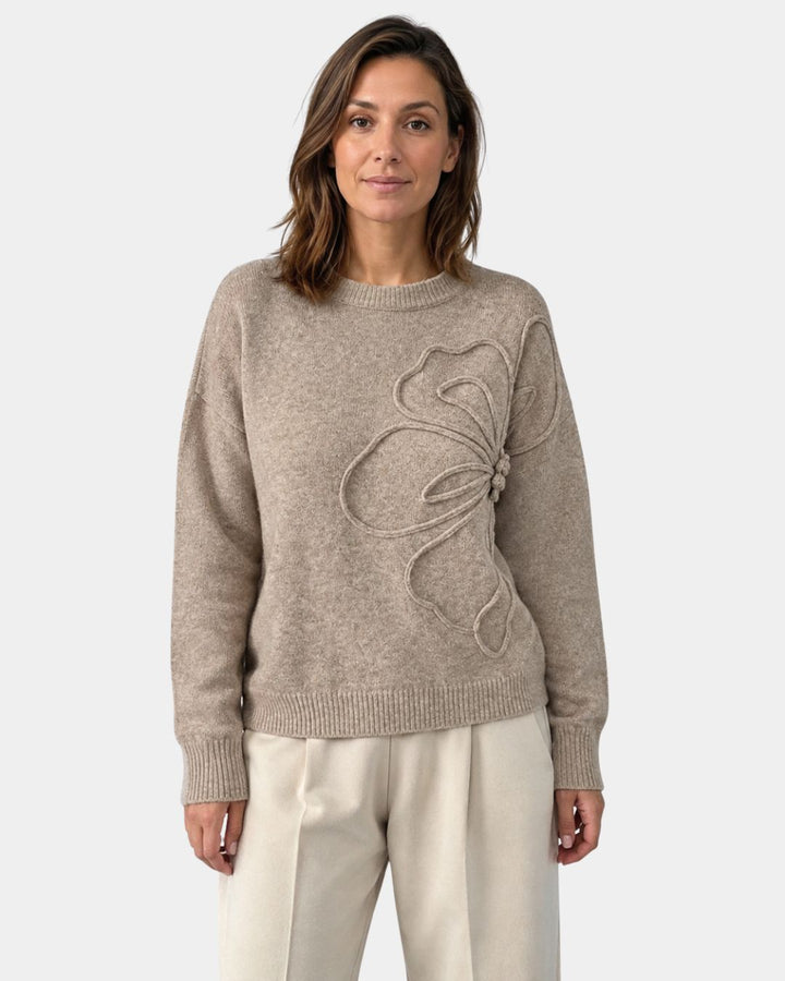 Alma | Tricoté Floral Sweater