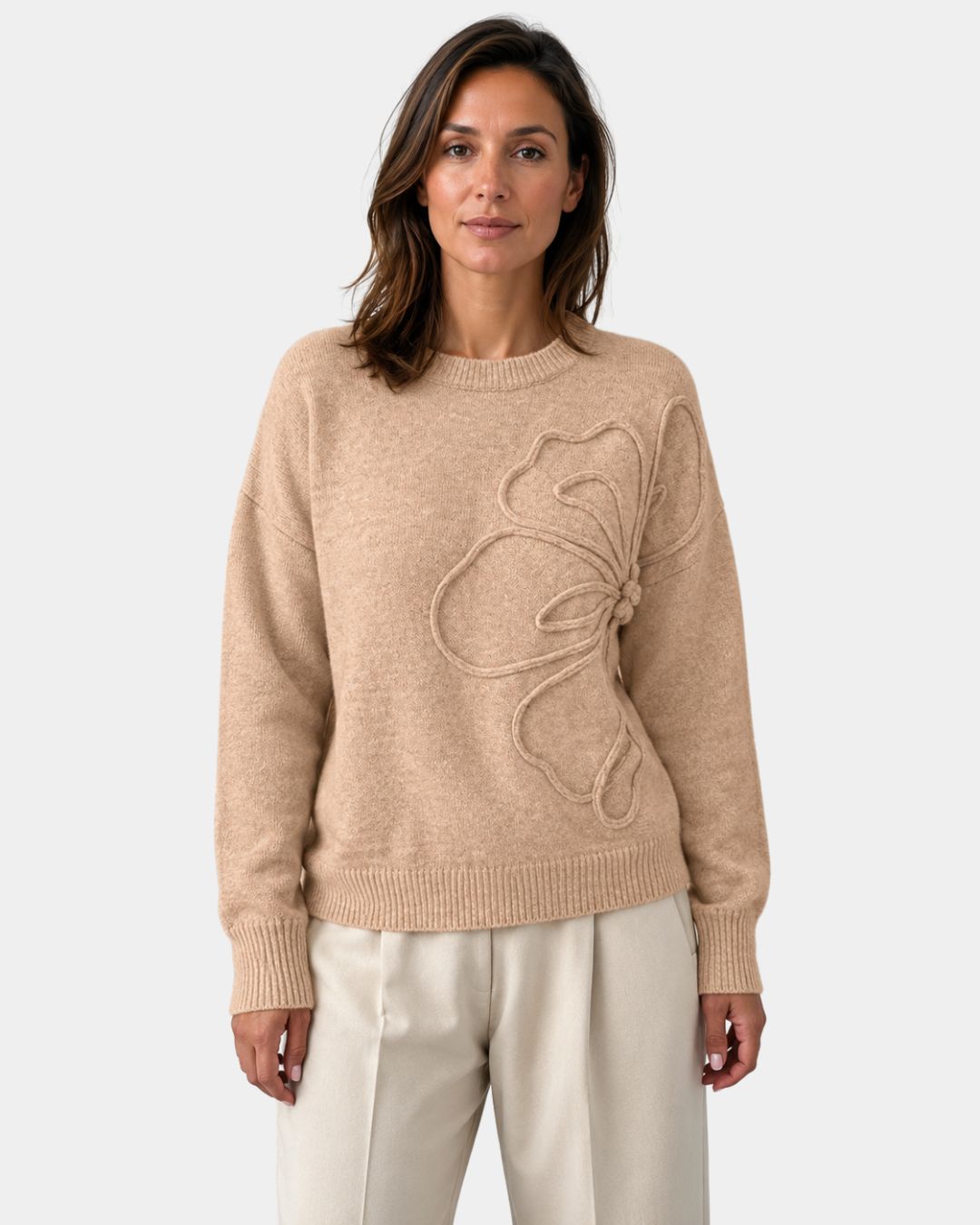 Alma | Tricoté Floral Sweater