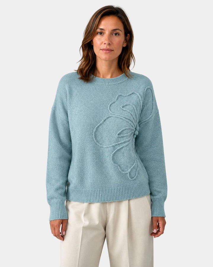 Alma | Tricoté Floral Sweater