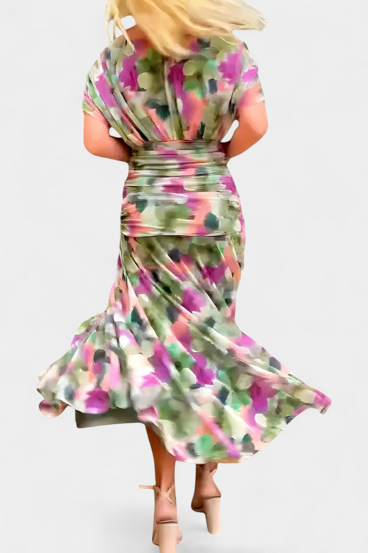 Alizée™ — Robe Fleurie au Charme Éthéré