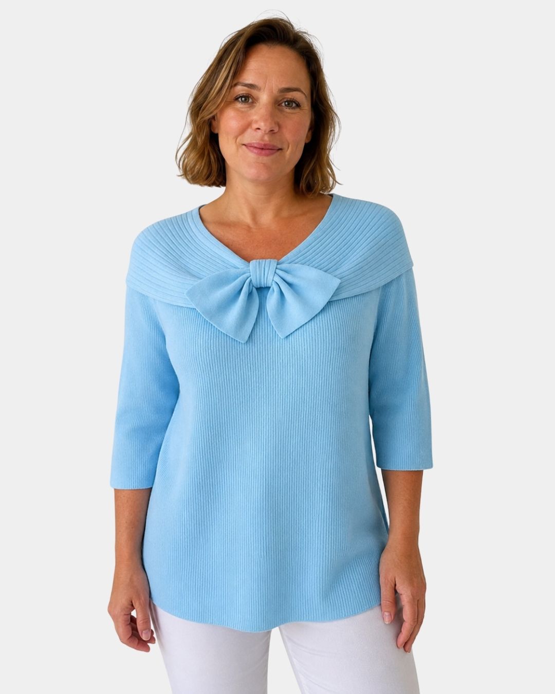 Lúa | Pull élégant et chaleureux avec nœud
