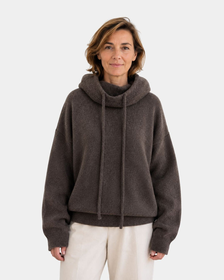 Marie | Douillet Sweat à Col Montant et Capuche