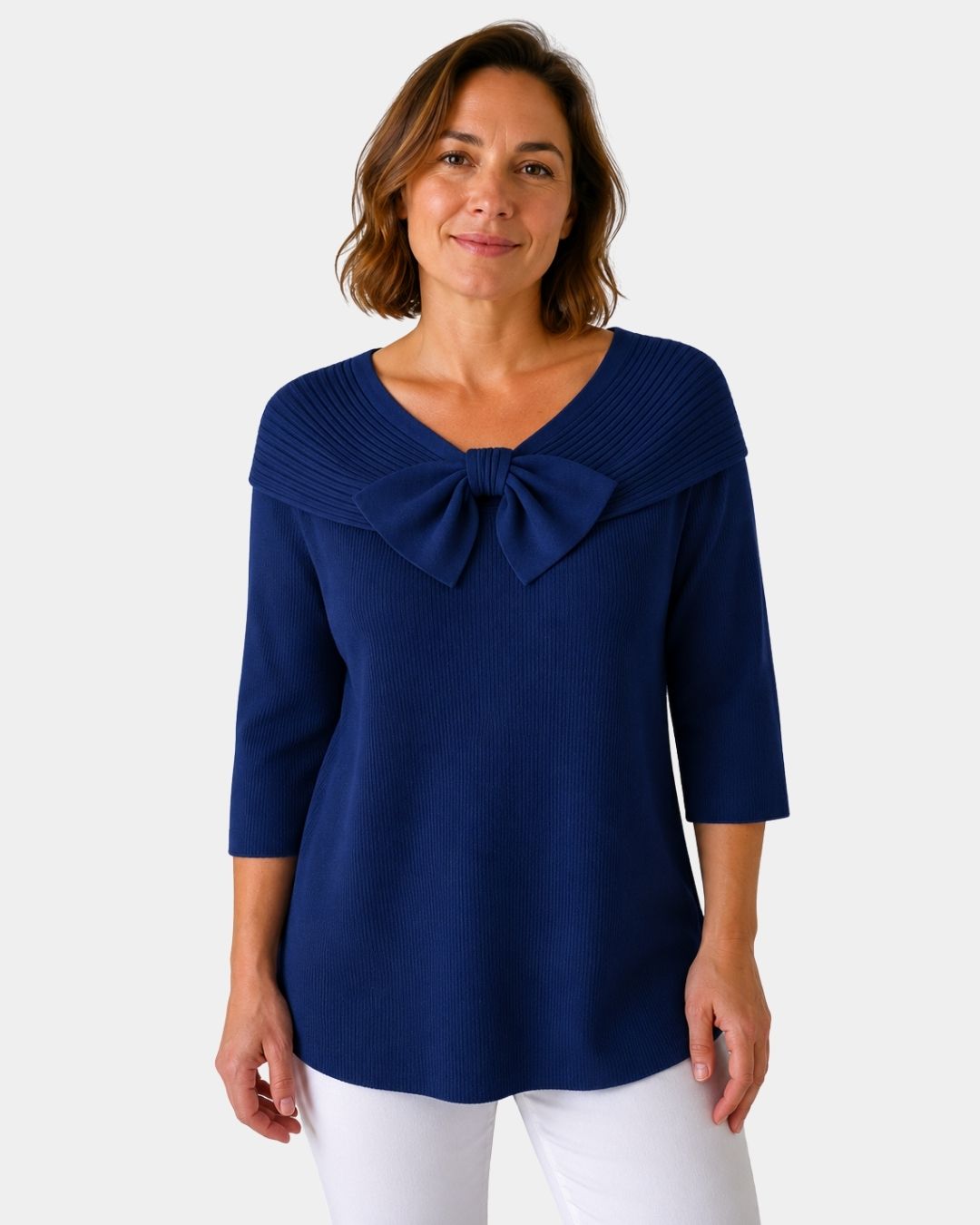 Lúa | Pull élégant et chaleureux avec nœud