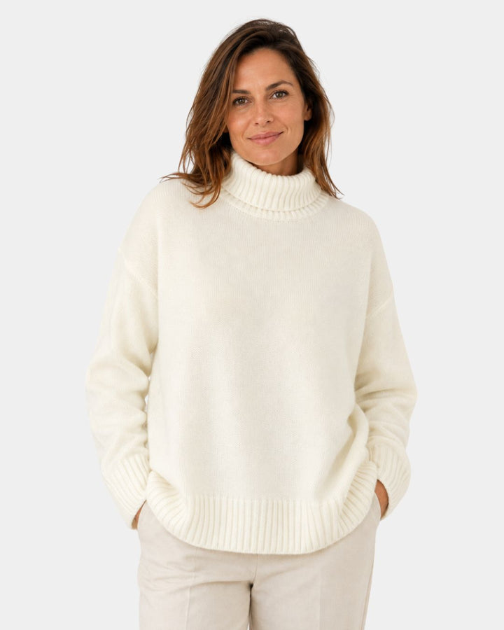 Irena | Pull Doux à Col Montant