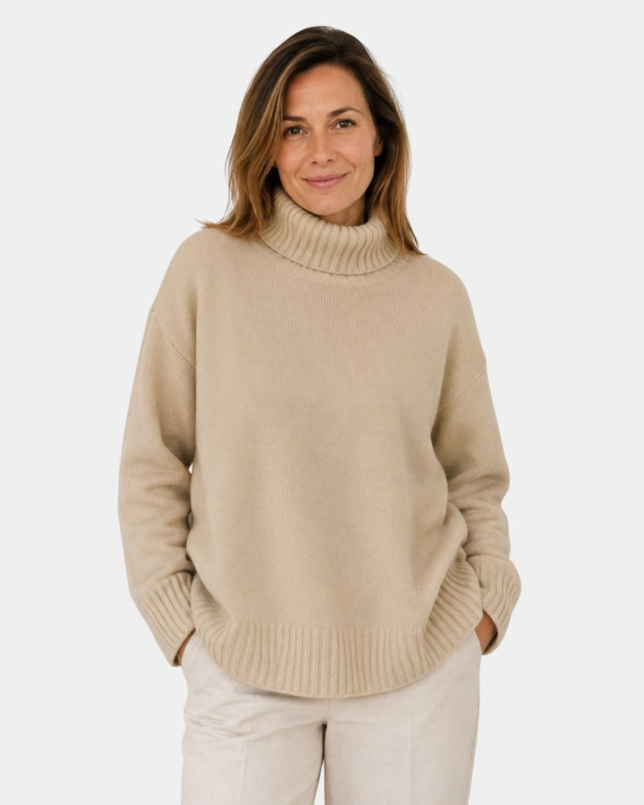 Irena | Pull Doux à Col Montant