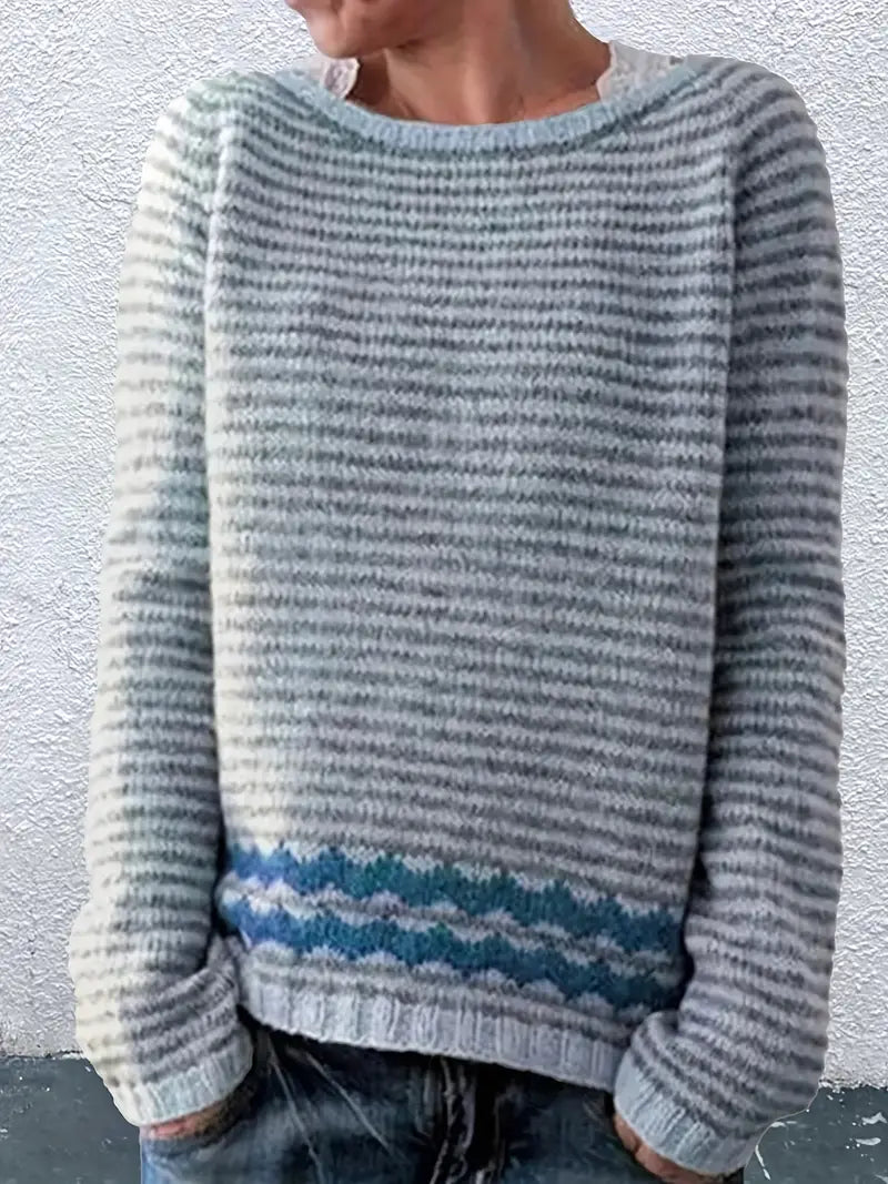 Isabelle™ | Élégant Pull Rayé Confortable pour le Quotidien