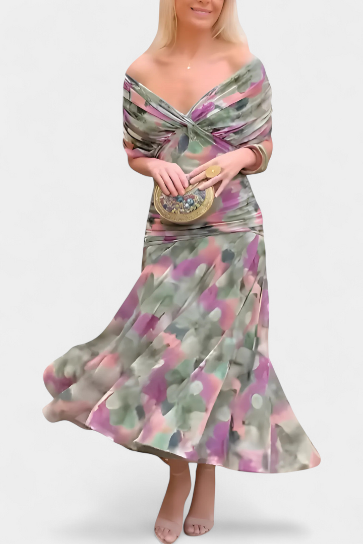 Alizée™ — Robe Fleurie au Charme Éthéré