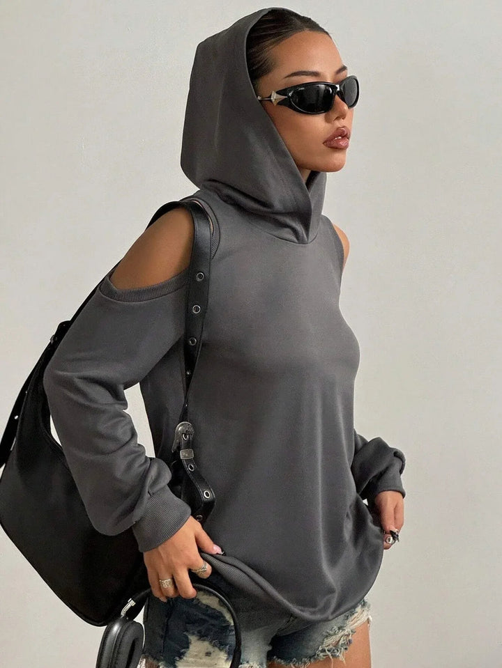 Camélia™ — Sweat Chic avec Épaules Découpées