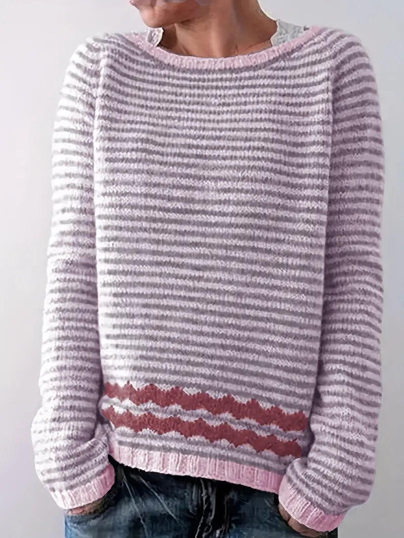 Isabelle™ | Élégant Pull Rayé Confortable pour le Quotidien