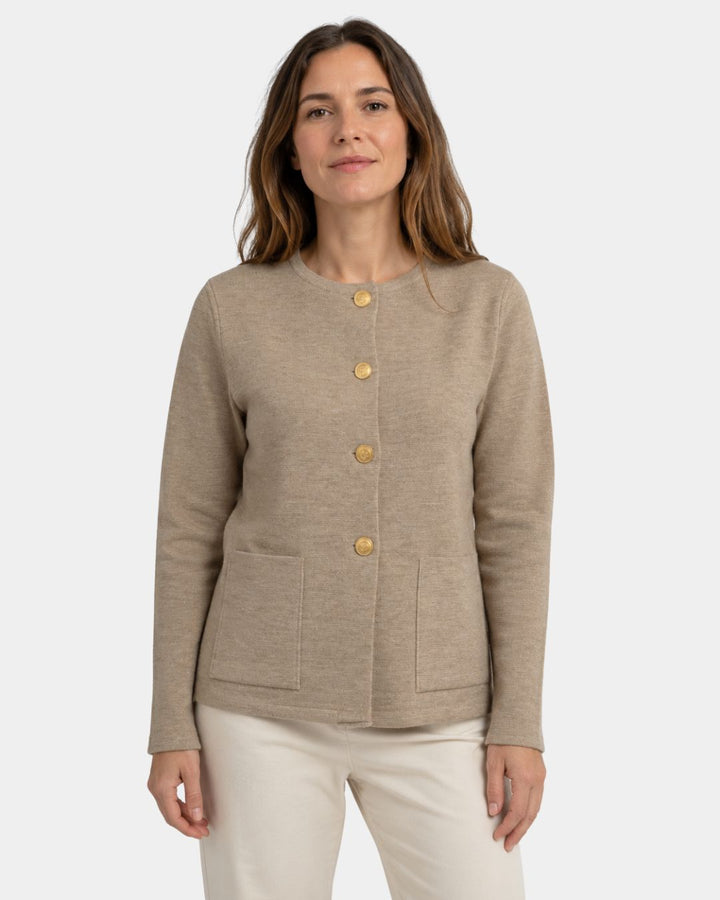 Anne | Cardigan en laine de mérinos