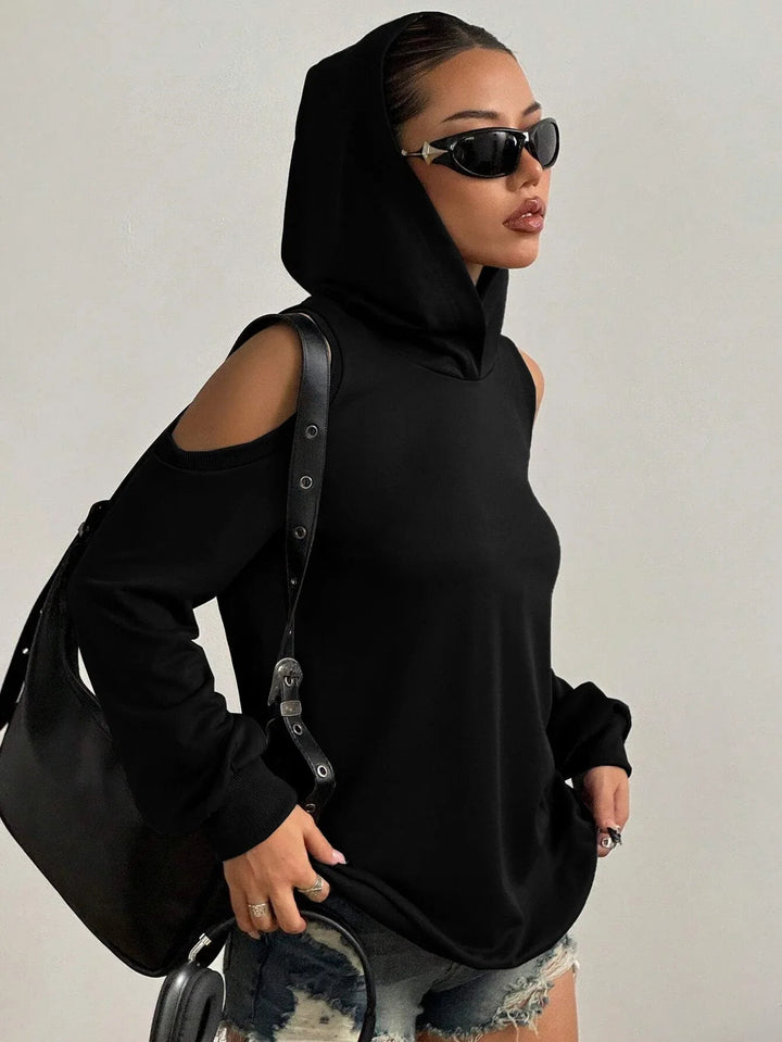 Camélia™ — Sweat Chic avec Épaules Découpées
