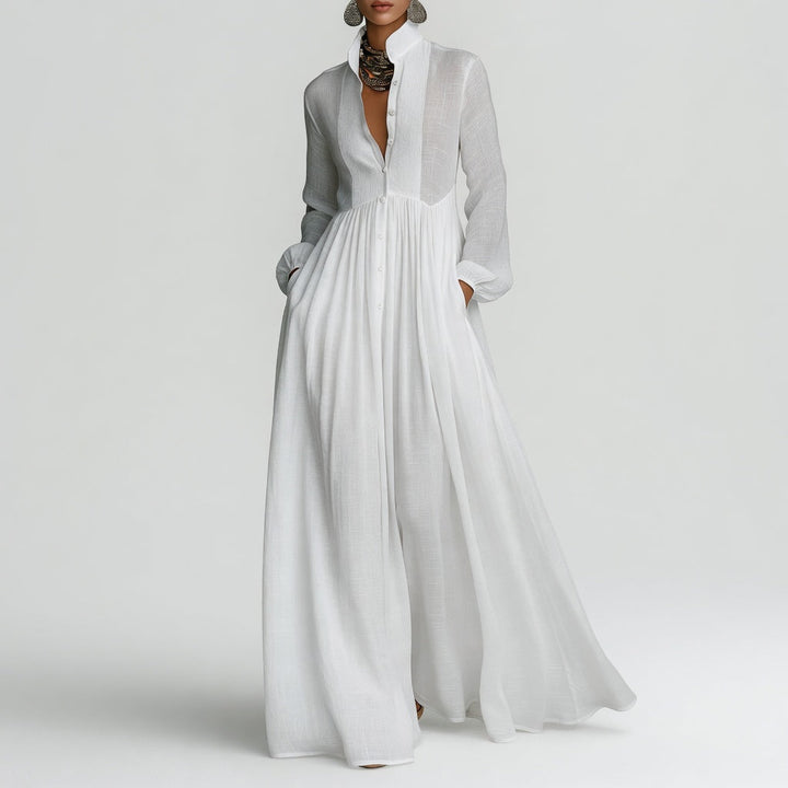 Élisa™ — Robe Maxi Élégante et Minimaliste