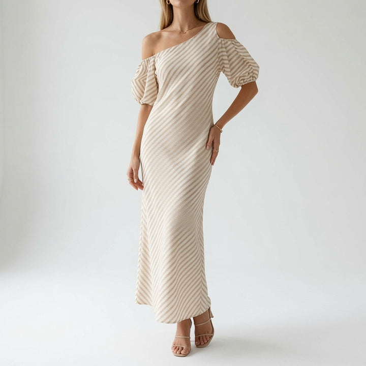 Soléa™ — Robe Élégante à Épaules Dénudées pour l'Été