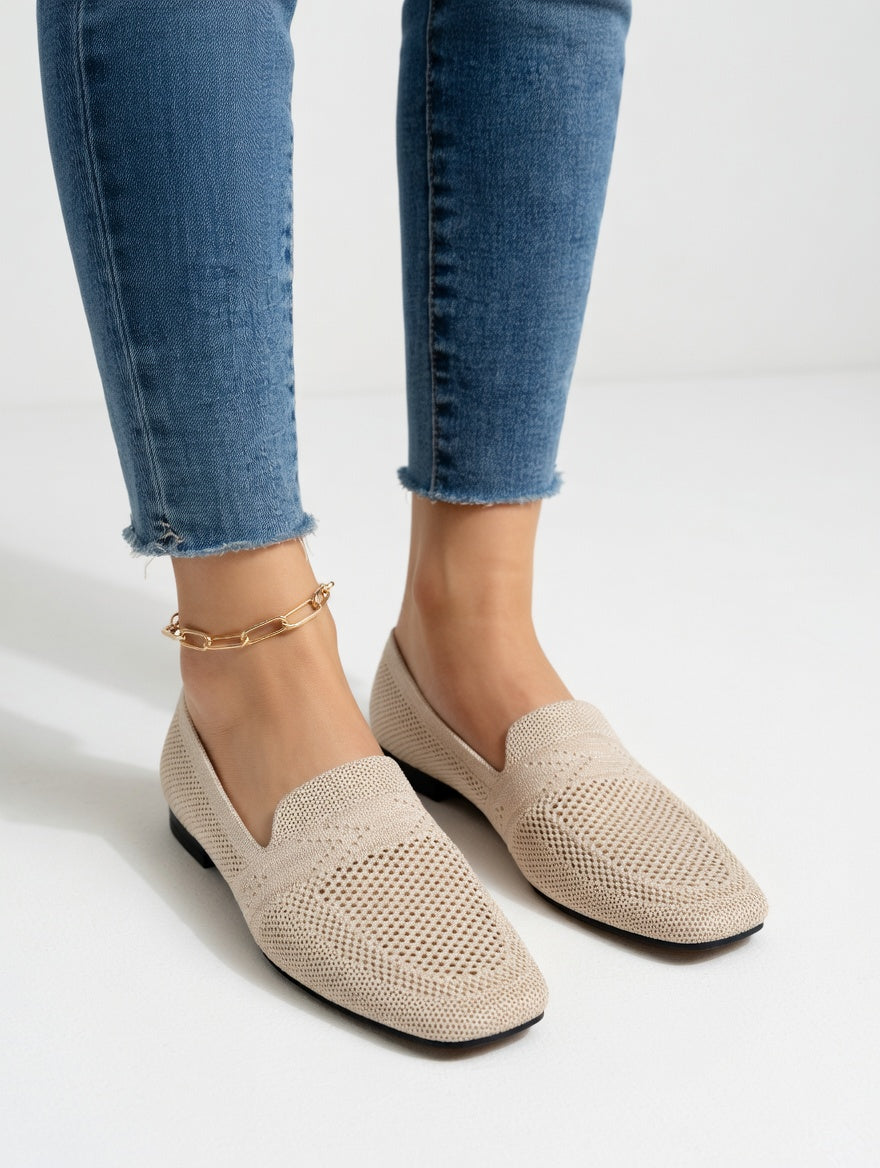 Luméline™ — Mocassins élégants en maille respirante et confortable