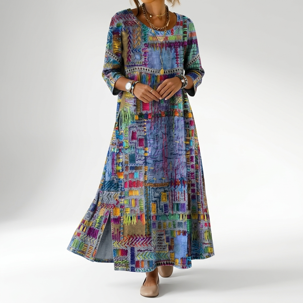 Orélissea™ — Élégante Robe Bohème Artistique et Fluide