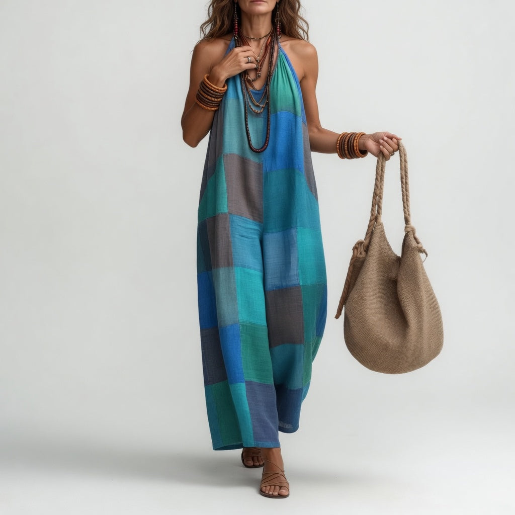 Mosaïque™ — Robe sans manches en patchwork ample