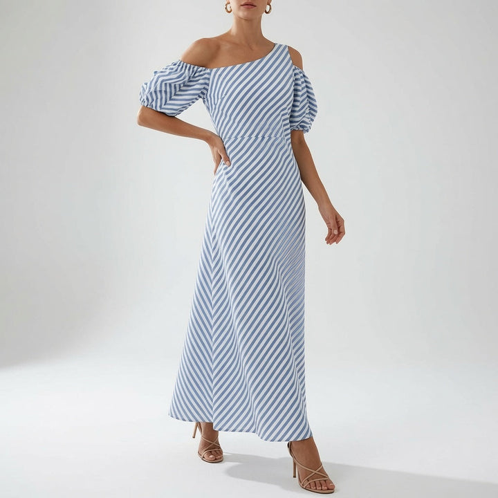 Soléa™ — Robe Élégante à Épaules Dénudées pour l'Été