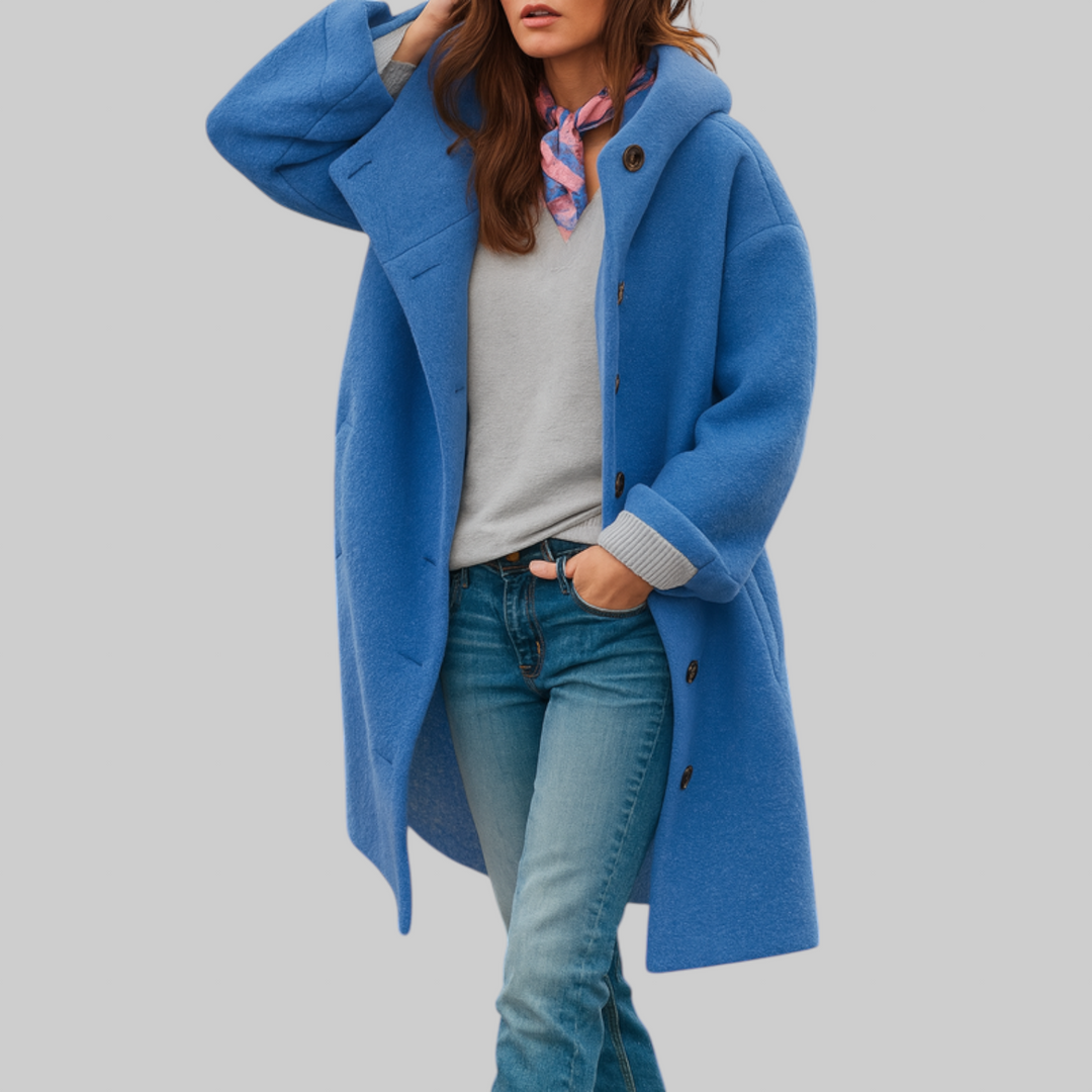 Freja | Manteau Confortable de Longueur Moyenne pour un Usage Quotidien