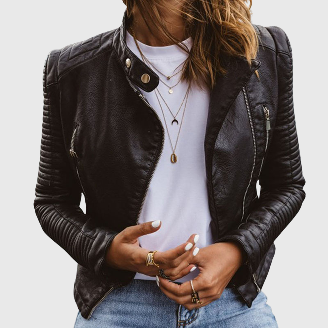 Janet | Veste en Cuir Authentique