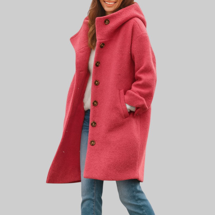 Freja | Manteau Confortable de Longueur Moyenne pour un Usage Quotidien