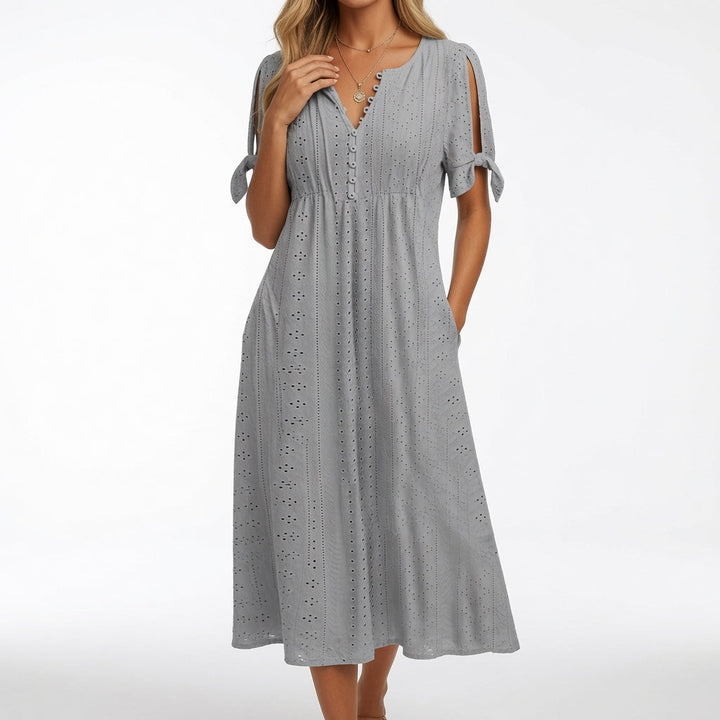 Lorélia™ — Élégante Robe Bohème Brodée pour l'Été