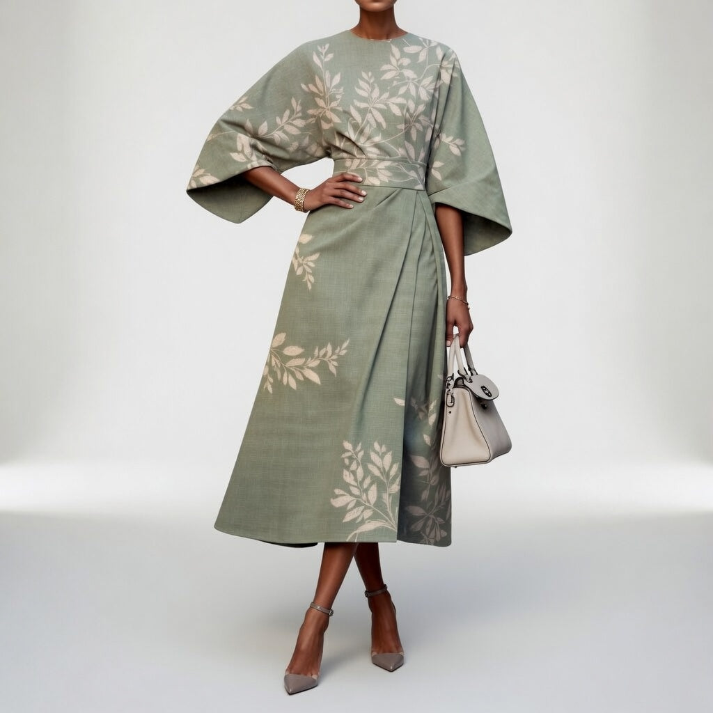 Mirabelle™ – Kimono Floral Élégant, Inspiration Orientale