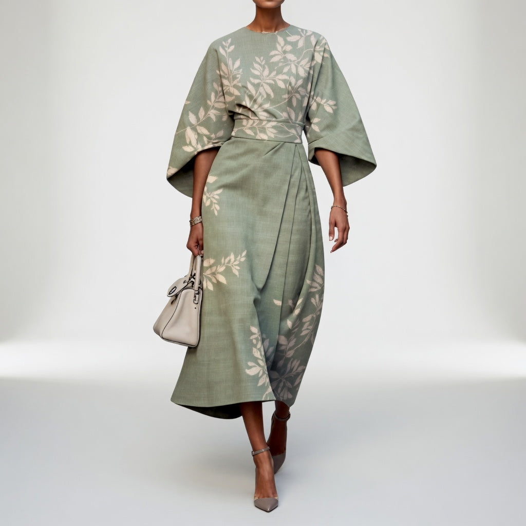 Mirabelle™ – Kimono Floral Élégant, Inspiration Orientale