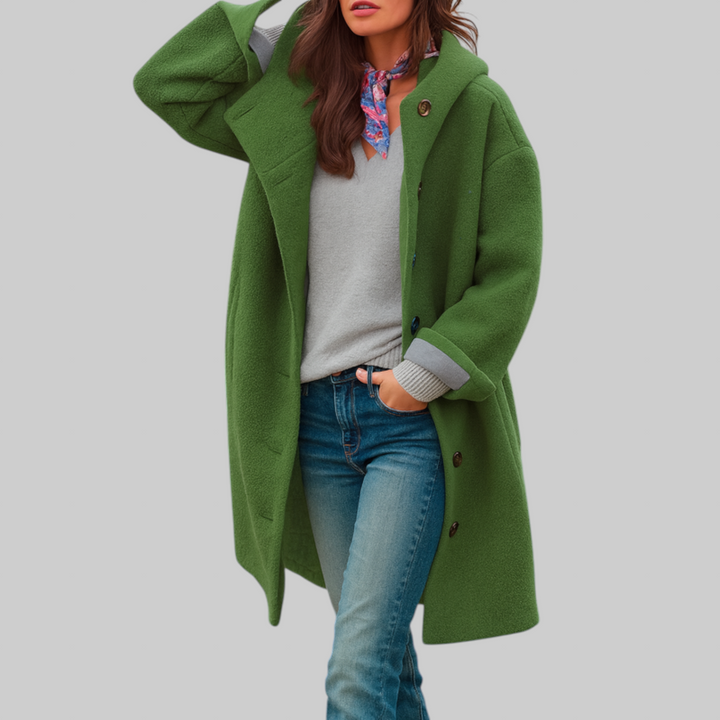 Freja | Manteau Confortable de Longueur Moyenne pour un Usage Quotidien