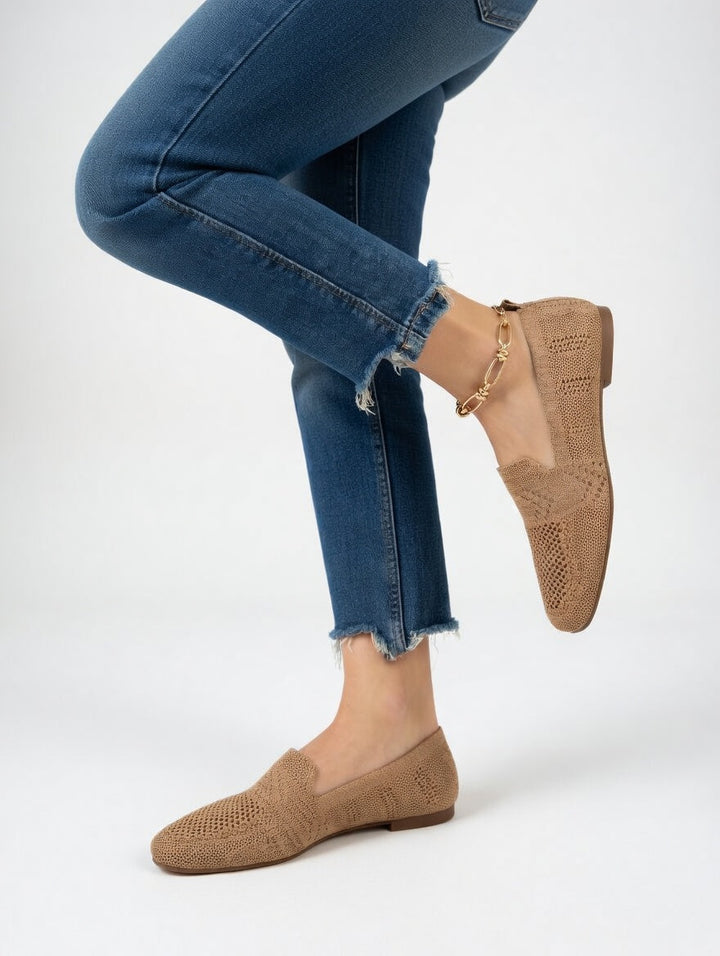 Luméline™ — Mocassins élégants en maille respirante et confortable