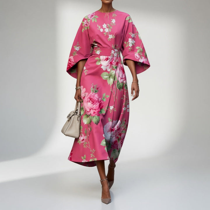 Mirabelle™ – Kimono Floral Élégant, Inspiration Orientale