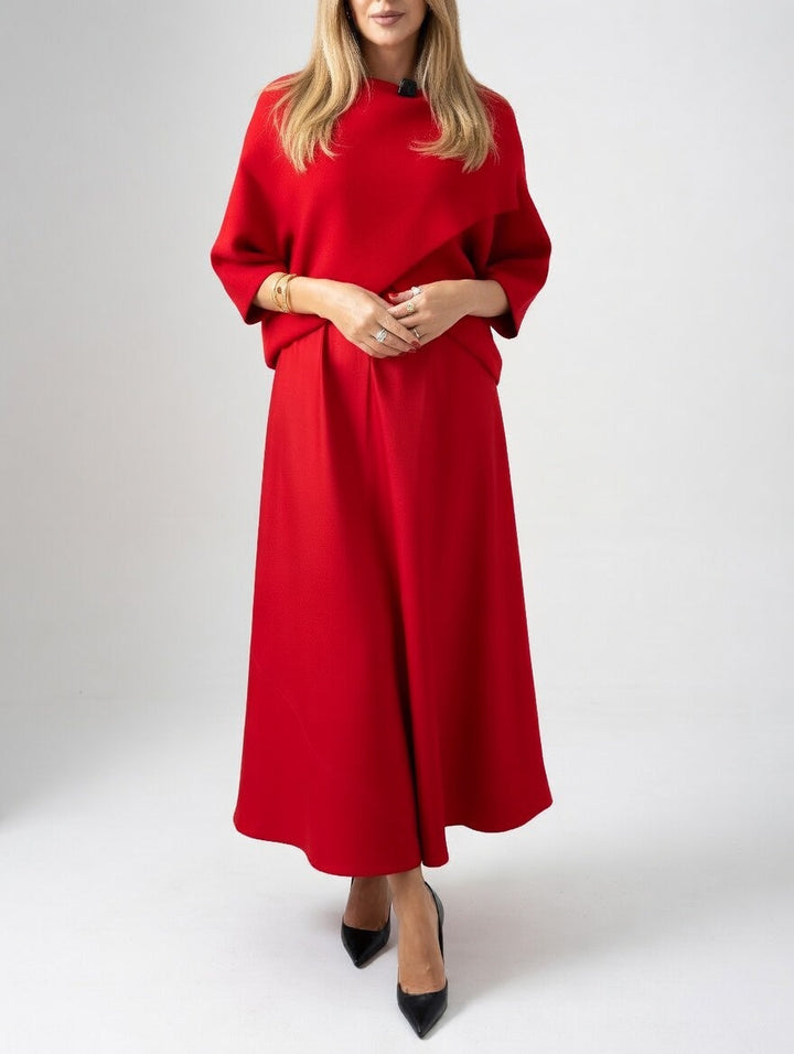 Soléanne™ — Élégante Robe Longue Fluide Moderne