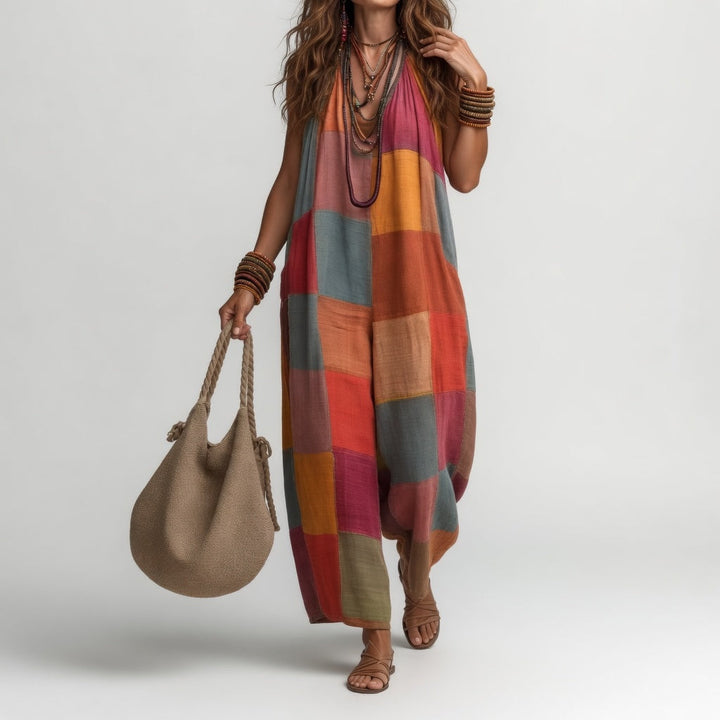 Mosaïque™ — Robe sans manches en patchwork ample
