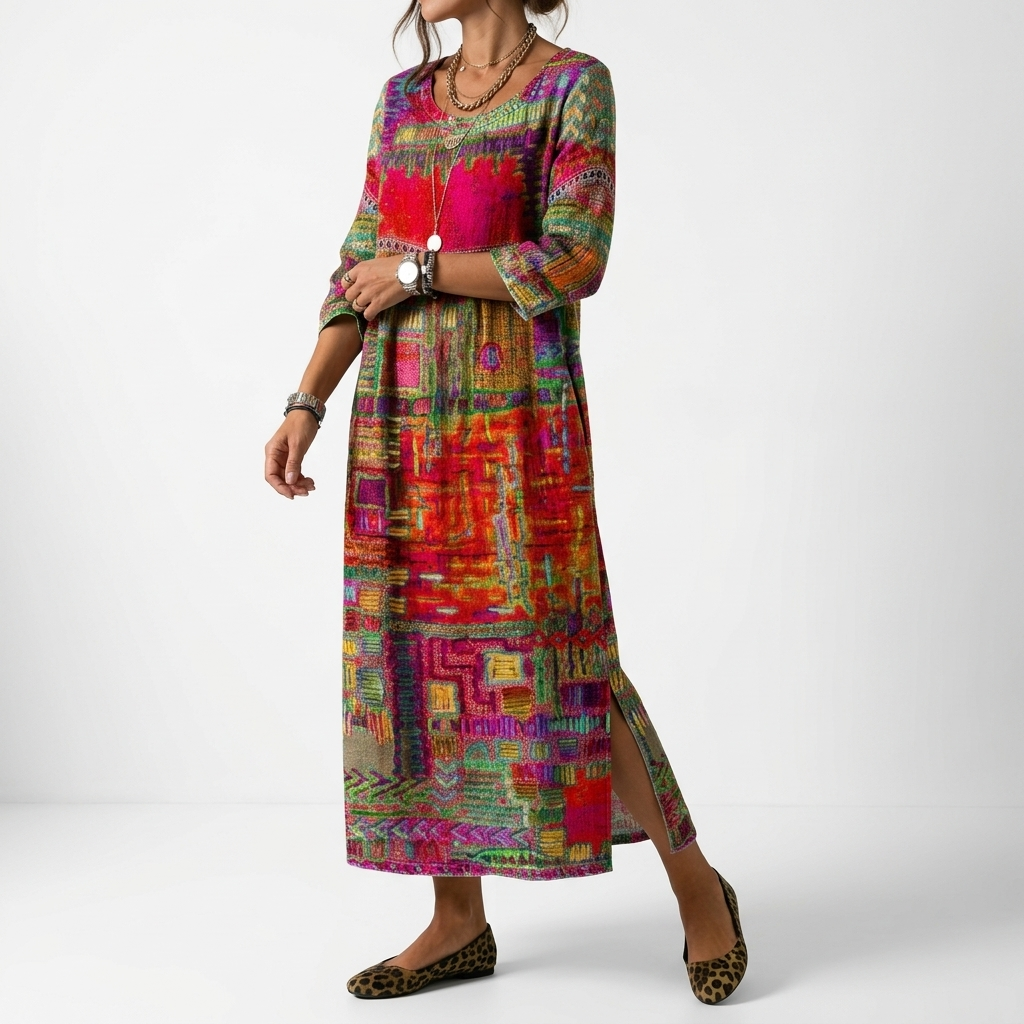 Orélissea™ — Élégante Robe Bohème Artistique et Fluide