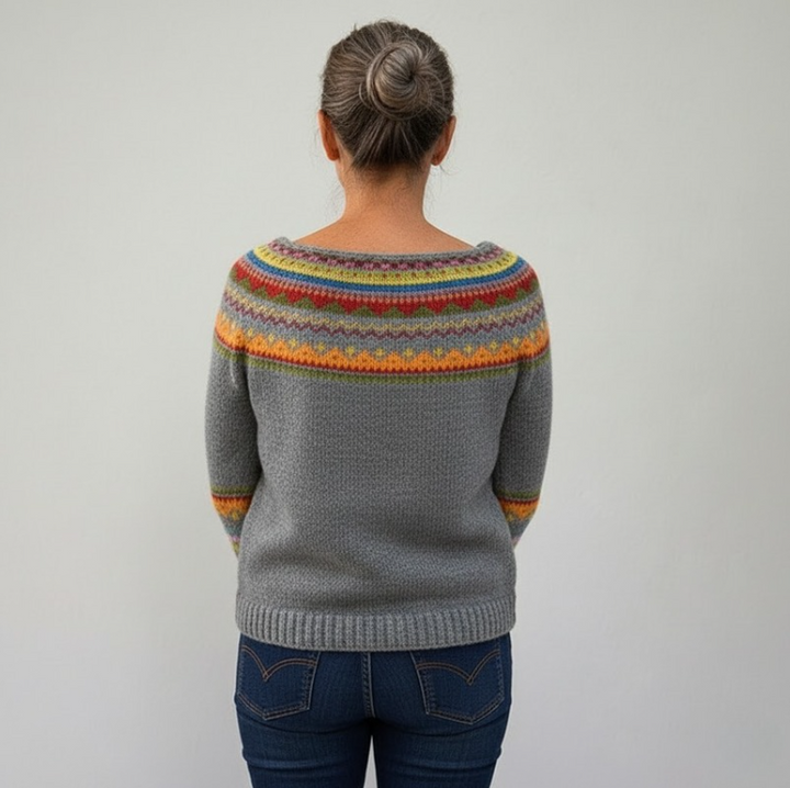 Apolline™ — Doux et Confortable Pull Hivernal Nordique