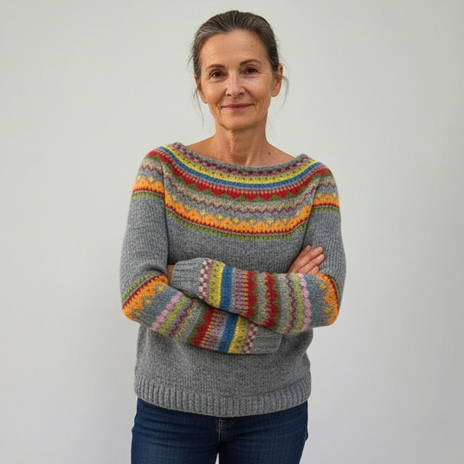 Apolline™ — Doux et Confortable Pull Hivernal Nordique