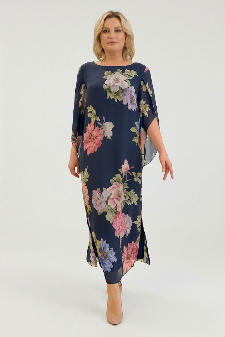 Marianne™ — Élégante Robe Maxi Fleurie et Fluide