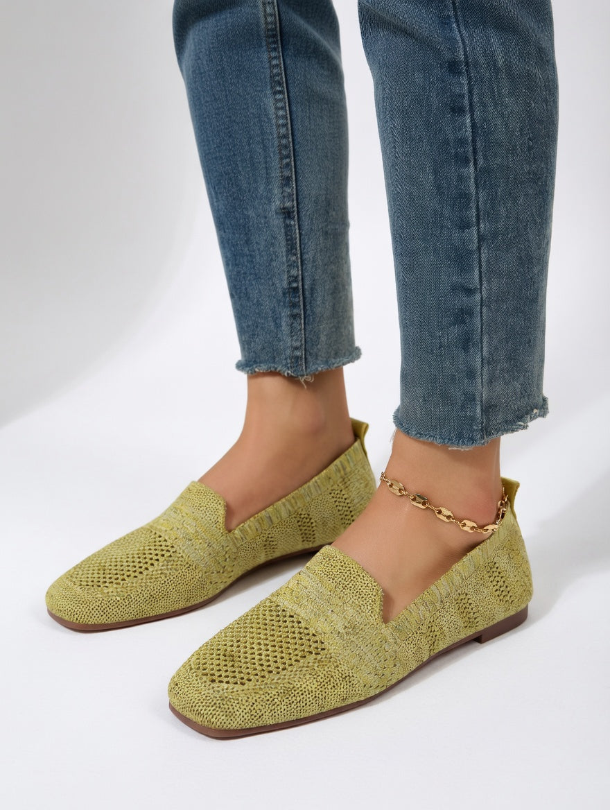 Luméline™ — Mocassins élégants en maille respirante et confortable