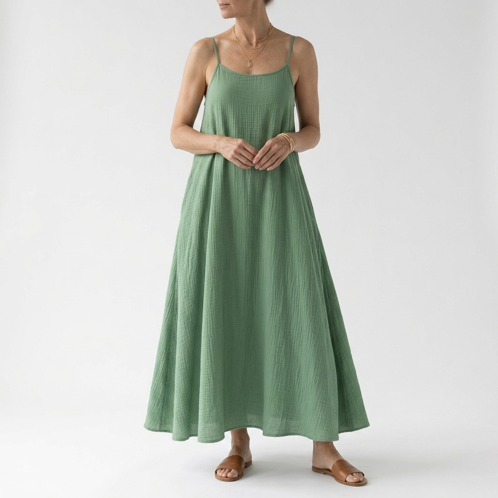 Dorsale™ - Robe Maxi Dos Nu avec Bretelles à Lacet