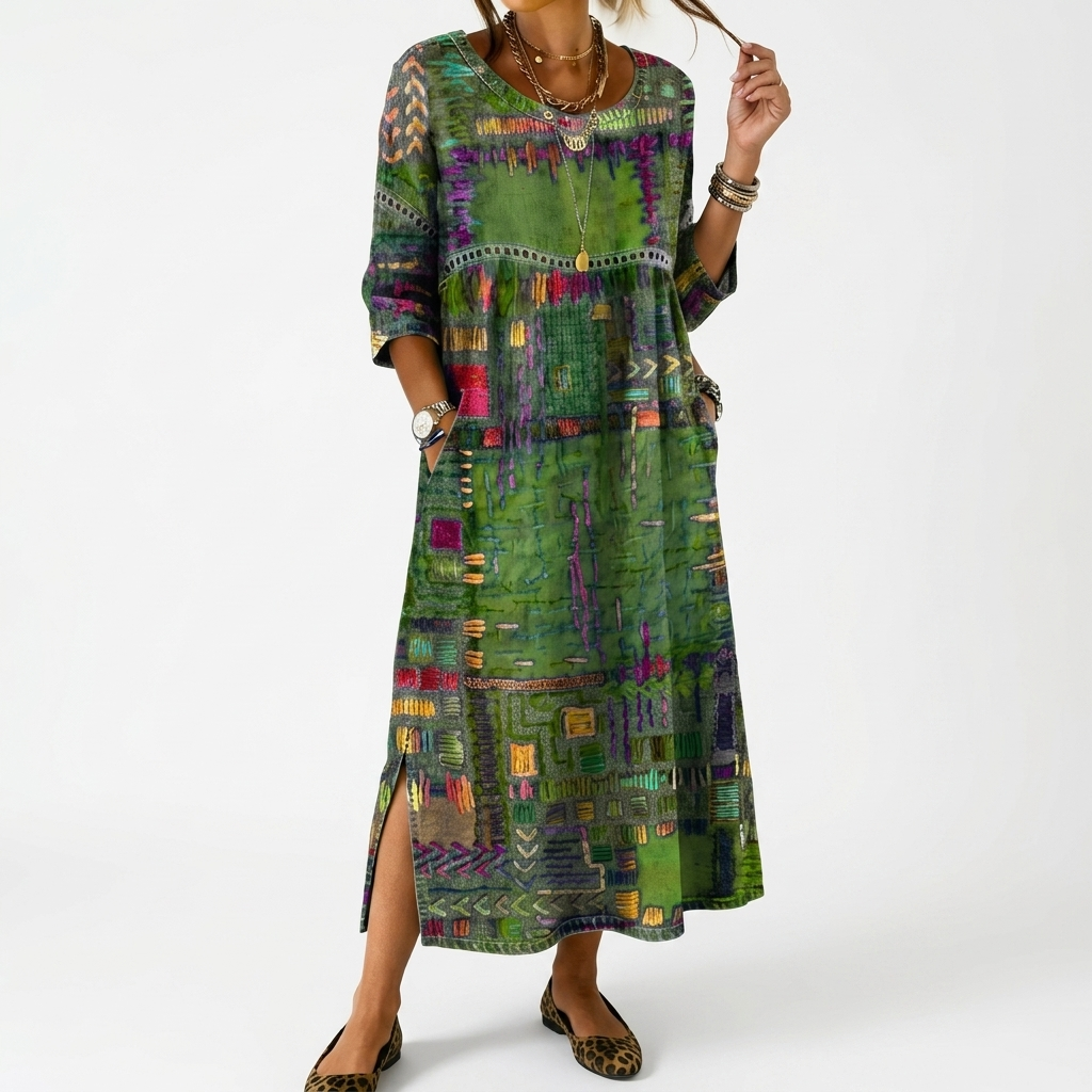 Orélissea™ — Élégante Robe Bohème Artistique et Fluide