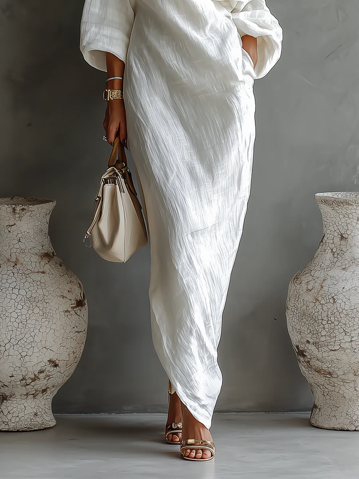 Livia™ — Robe fluide asymétrique au charme naturel