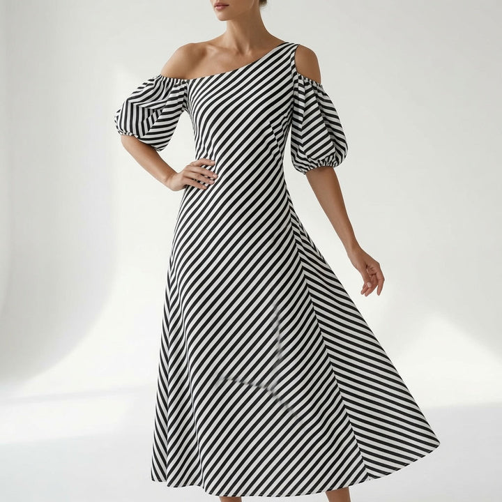 Soléa™ — Robe Élégante à Épaules Dénudées pour l'Été