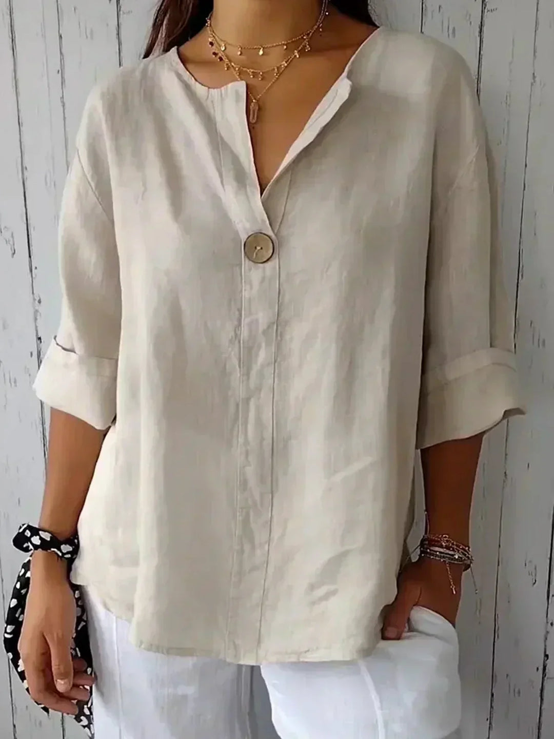 Freja - Elegant Loose-Fit Blouse