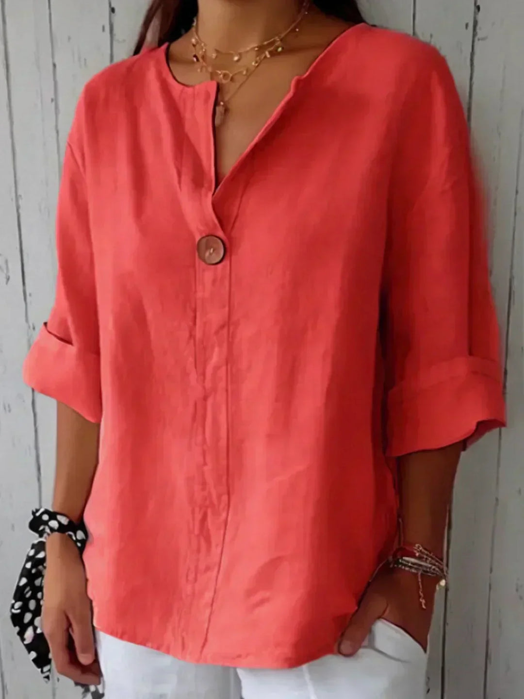 Freja - Elegant Loose-Fit Blouse