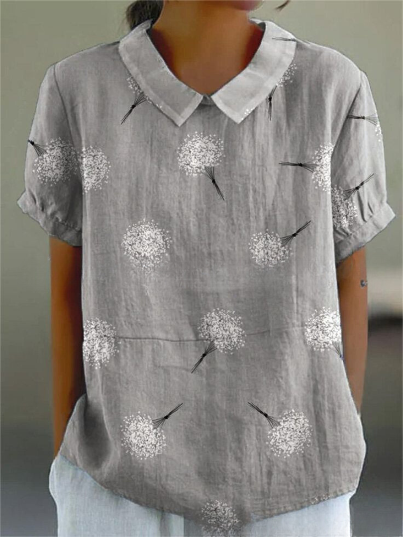 Sofia - Élégante Chemise à Fleurs