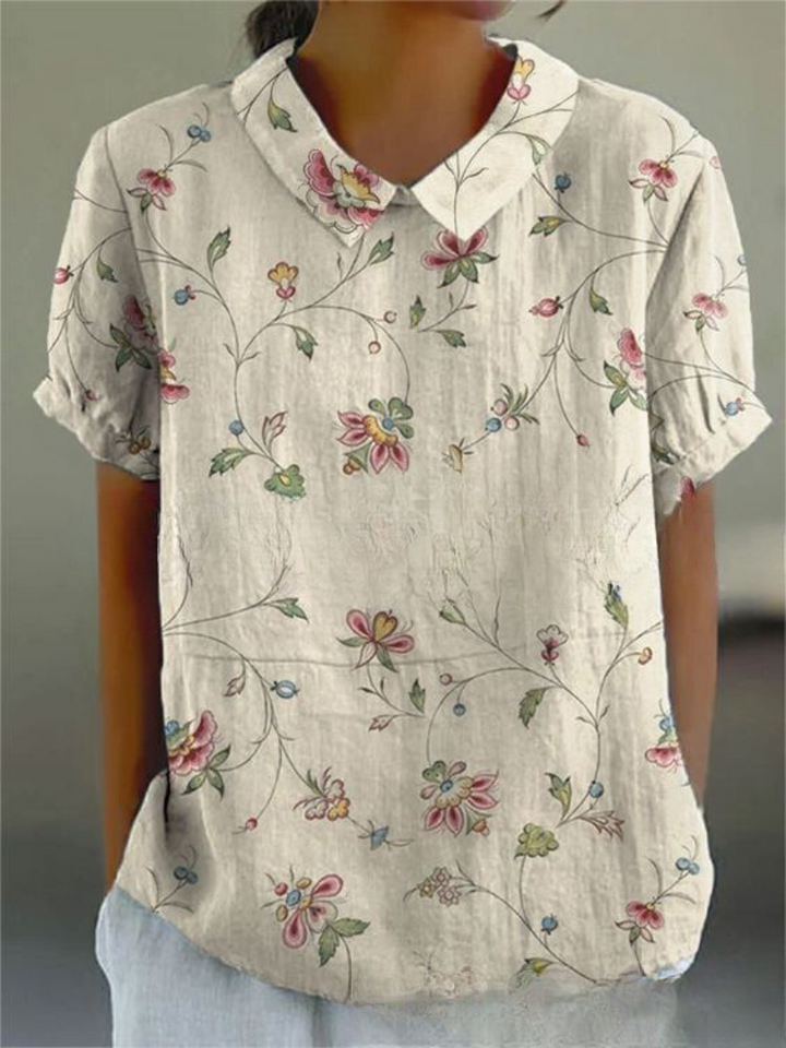 Sofia - Élégante Chemise à Fleurs