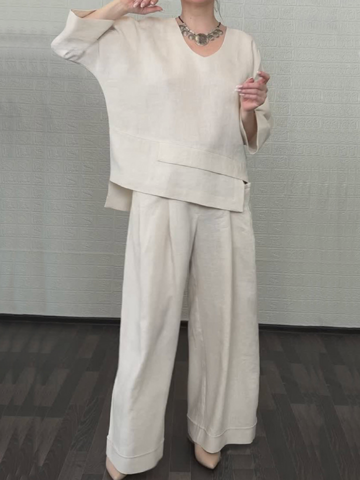 Renaya - Ensemble Casual en Coton et Lin