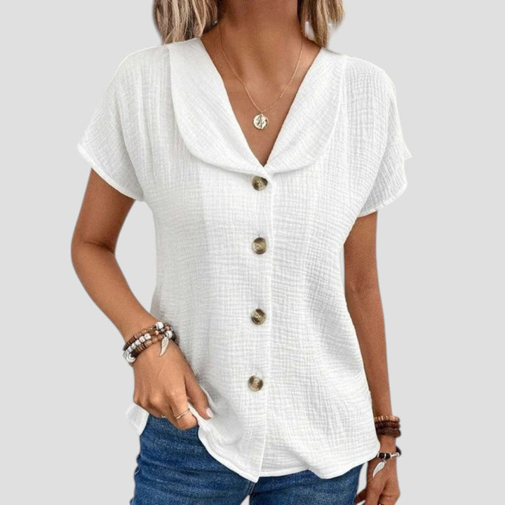 Elena - Élégante Blouse Décontractée