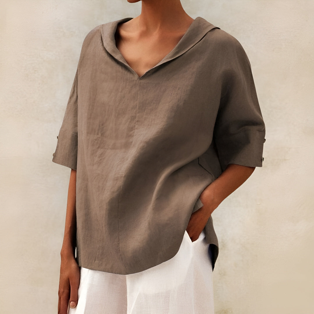 Lyndzi - Élégante Blouse Légère