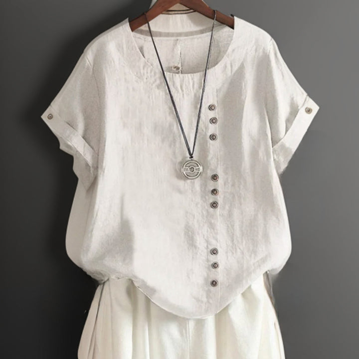 Isla - T-Shirt Élégant avec Boutons
